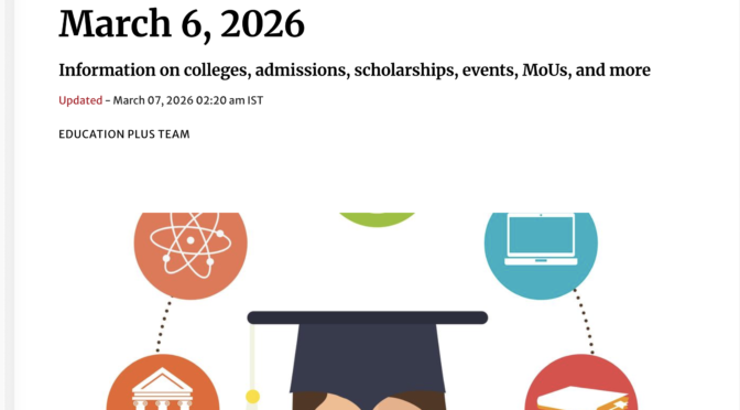 News from the world of Education: March 6, 2026